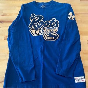 Roots Canada Long Sleeve Tee - size M